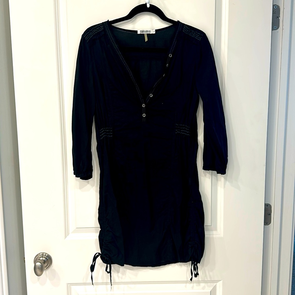 Long sleeve mini dress